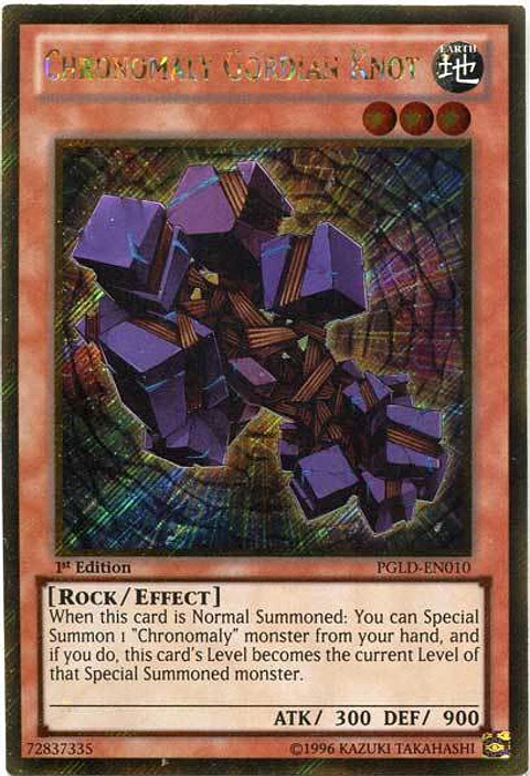 Chronomaly Gordian Knot - PGLD-EN010 - Gold Secret Rare 