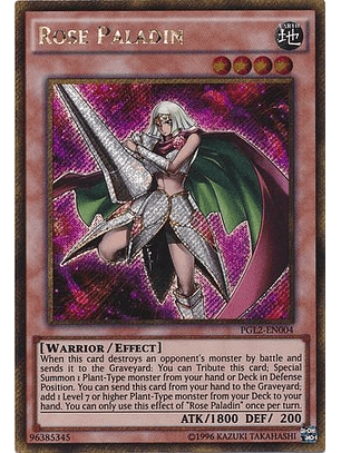 Rose Paladin - PGL2-EN004 - Gold Secret Rare