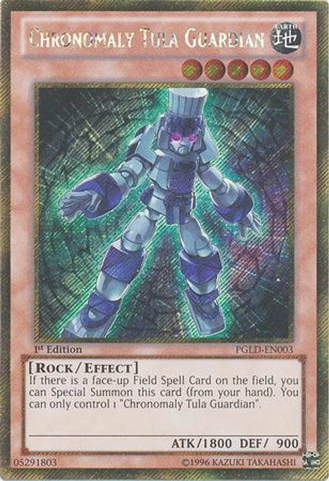 Chronomaly Tula Guardian - PGLD-EN003 - Gold Secret Rare