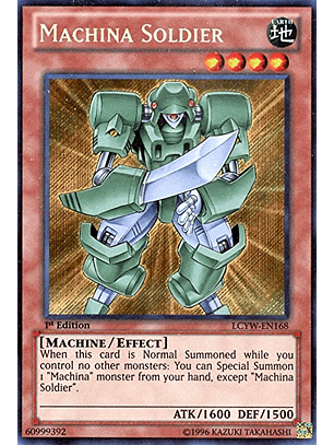 Machina Soldier - LCYW-EN168 - Secret Rare
