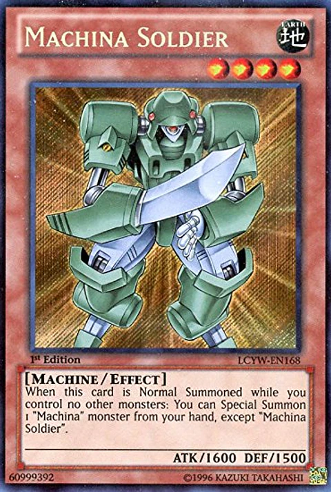 Machina Soldier - LCYW-EN168 - Secret Rare