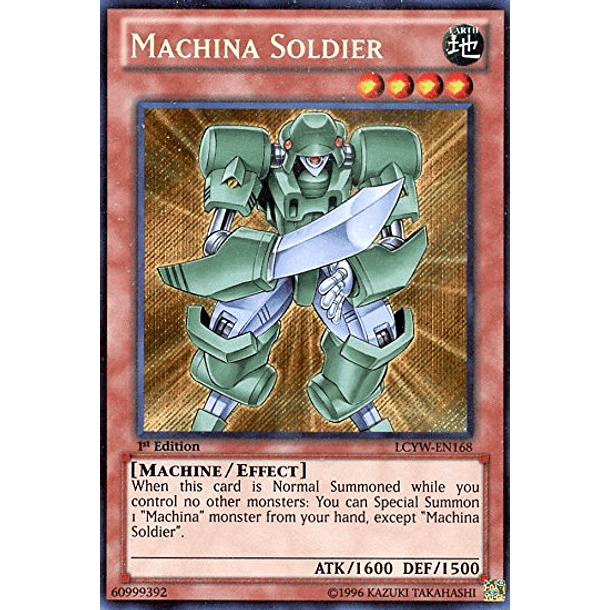 Machina Soldier - LCYW-EN168 - Secret Rare
