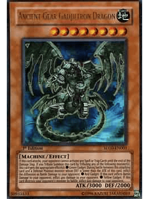 Ancient Gear Gadjiltron Dragon - SD10-EN001 - Ultra Rare