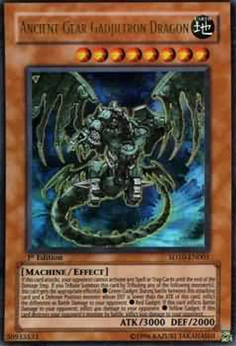 Ancient Gear Gadjiltron Dragon - SD10-EN001 - Ultra Rare