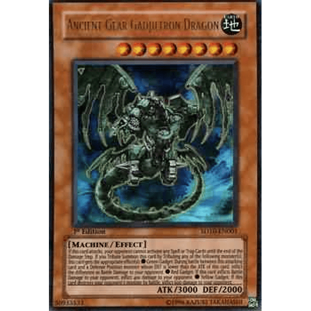 Ancient Gear Gadjiltron Dragon - SD10-EN001 - Ultra Rare