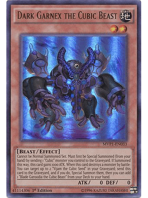 Dark Garnex the Cubic Beast - MVP1-EN033 - Ultra Rare