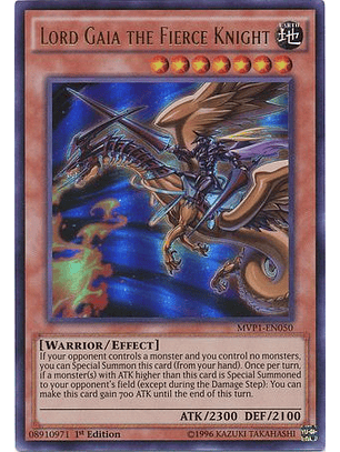 Lord Gaia the Fierce Knight - MVP1-EN050 - Ultra Rare
