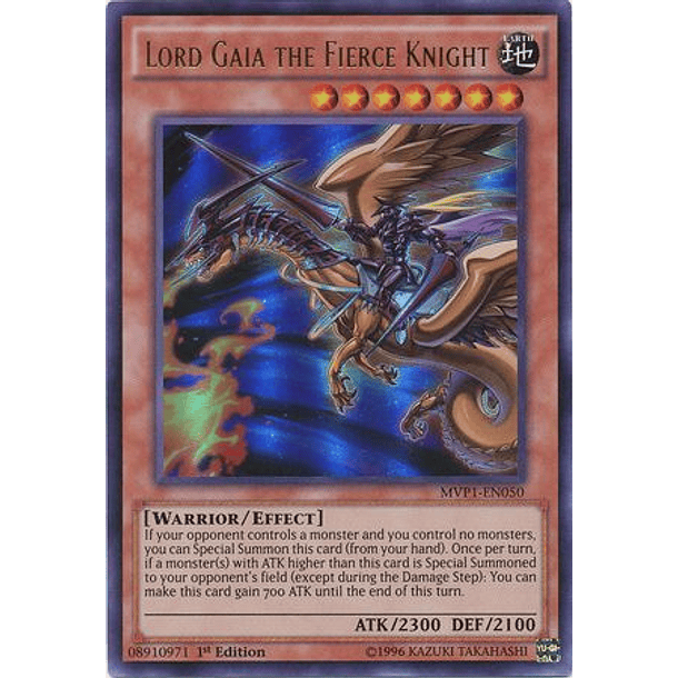 Lord Gaia the Fierce Knight - MVP1-EN050 - Ultra Rare