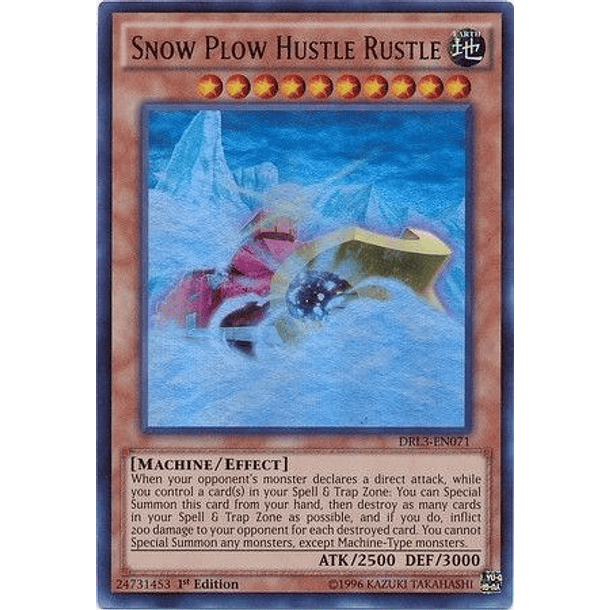 Snow Plow Hustle Rustle - DRL3-EN071 - Ultra Rare 