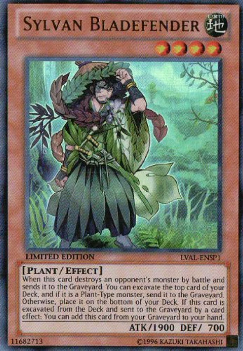 Sylvan Bladefender - LVAL-ENSP1 - Limited Edition Ultra Rare