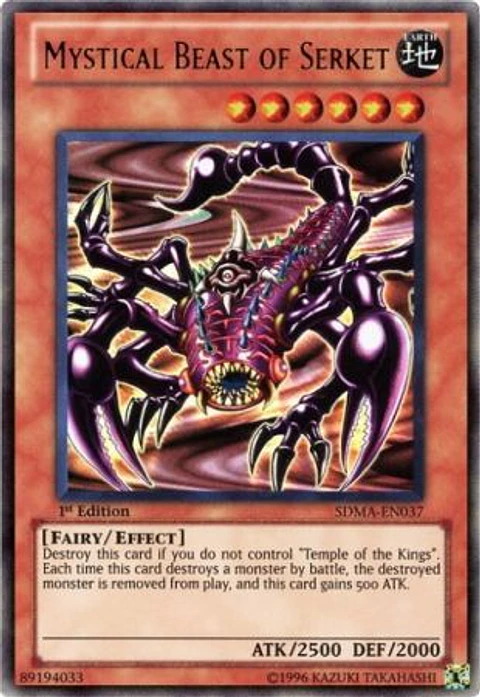 Mystical Beast of Serket - SDMA-EN037 - Ultra Rare