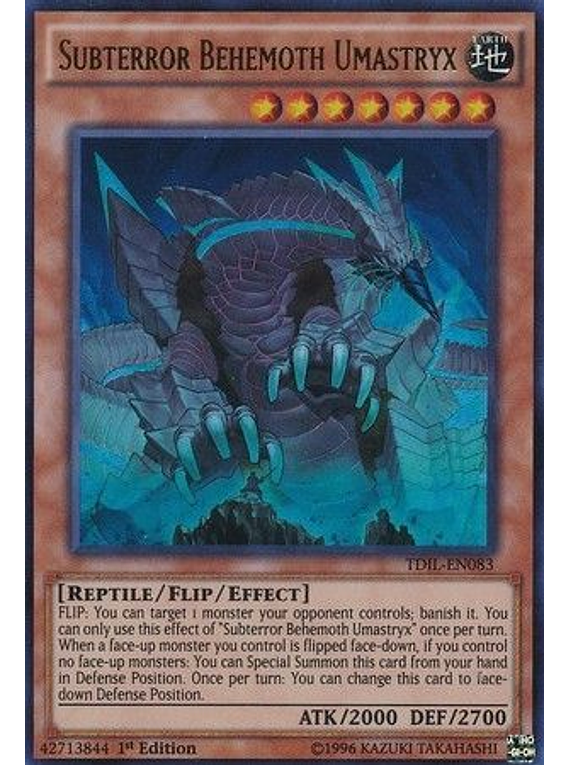 Subterror Behemoth Umastryx - TDIL-EN083 - Ultra Rare 
