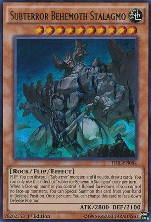 Subterror Behemoth Stalagmo - TDIL-EN084 - Ultra Rare 