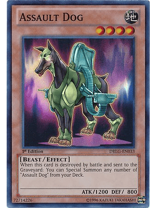 Assault Dog - DRLG-EN033 - Super Rare 