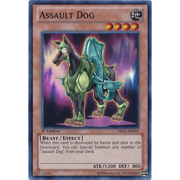 Assault Dog - DRLG-EN033 - Super Rare 