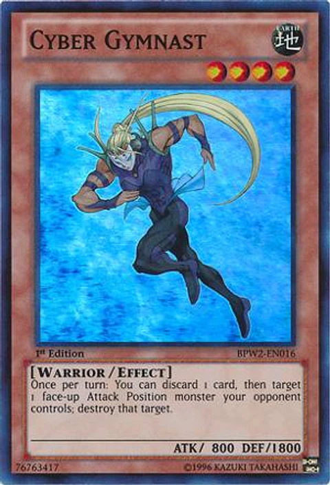 Cyber Gymnast - BPW2-EN016 - Super Rare