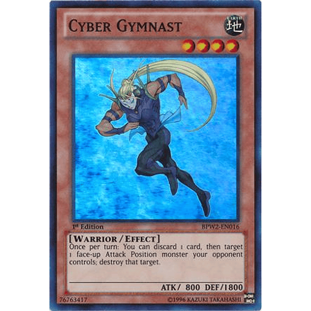 Cyber Gymnast - BPW2-EN016 - Super Rare