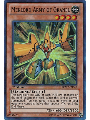 Meklord Army of Granel - BPW2-EN040 - Super Rare
