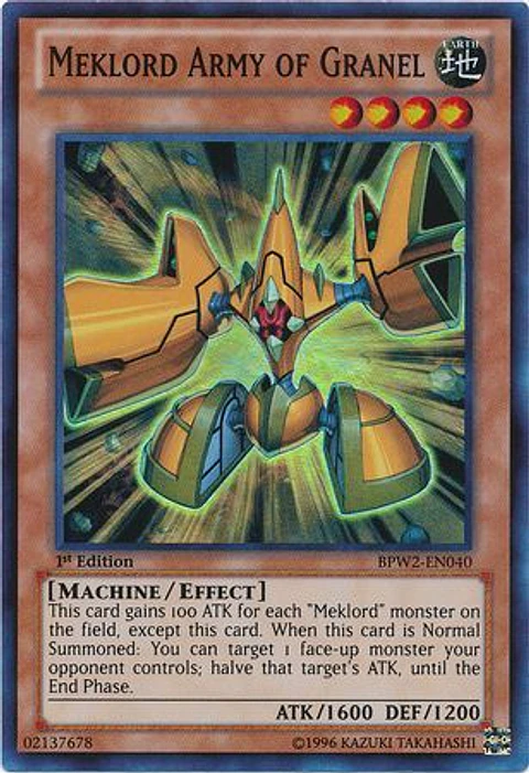 Meklord Army of Granel - BPW2-EN040 - Super Rare
