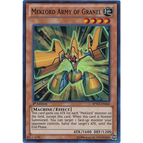Meklord Army of Granel - BPW2-EN040 - Super Rare