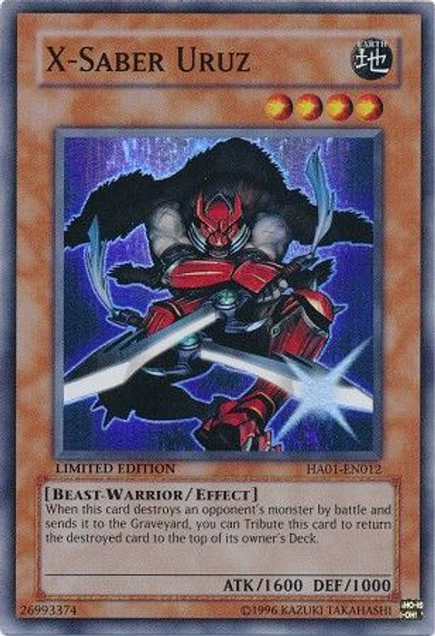 X-Saber Uruz - HA01-EN012 - Super Rare