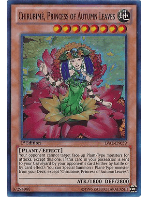 Chirubime, Princess of Autumn Leaves - LVAL-EN039 - Super Rare