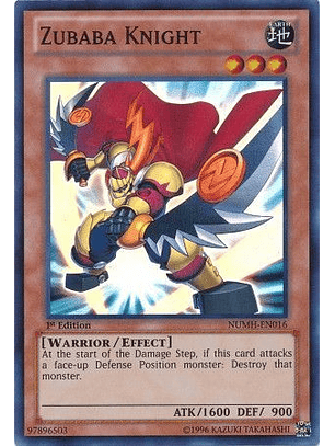 Zubaba Knight - NUMH-EN016 - Super Rare 
