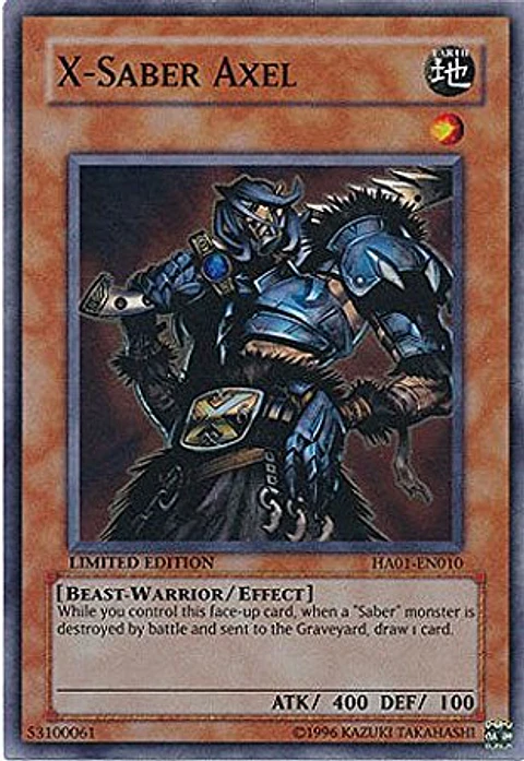 X-Saber Axel - HA01-EN010 - Super Rare