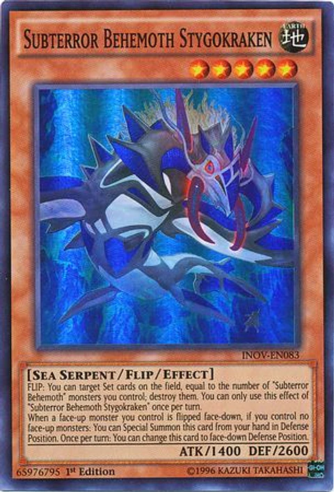 Subterror Behemoth Stygokraken - INOV-EN083 - Super Rare