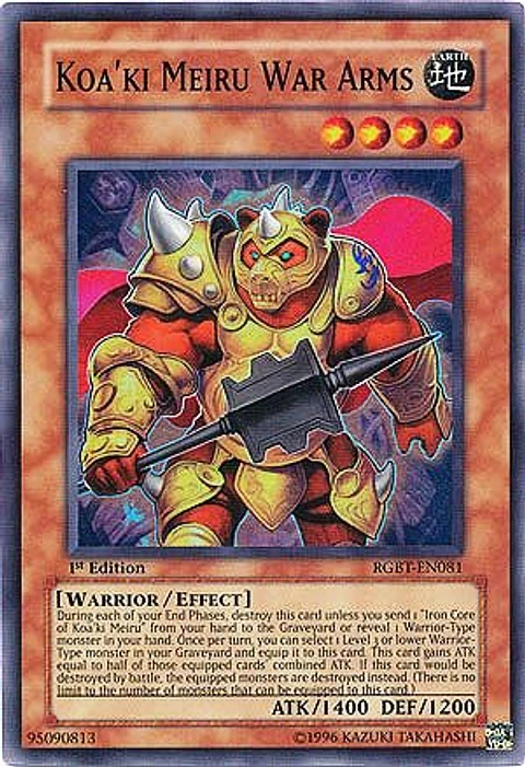 Koa'ki Meiru War Arms - RGBT-EN081 - Super Rare