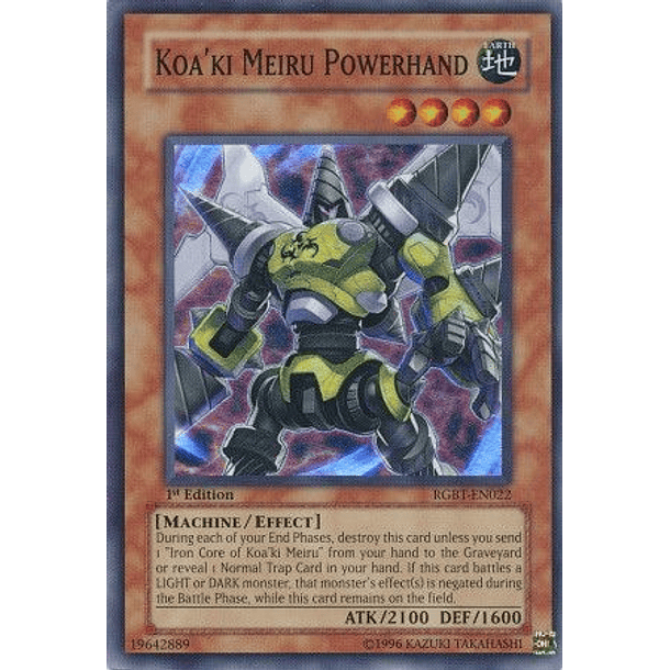 Koa'ki Meiru Powerhand - RGBT-EN022 - Super Rare