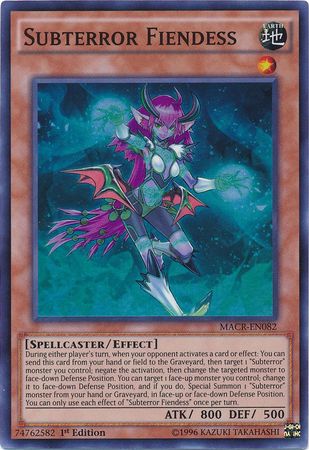 Subterror Fiendess - MACR-EN082 - Super Rare 1