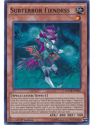 Subterror Fiendess - MACR-EN082 - Super Rare