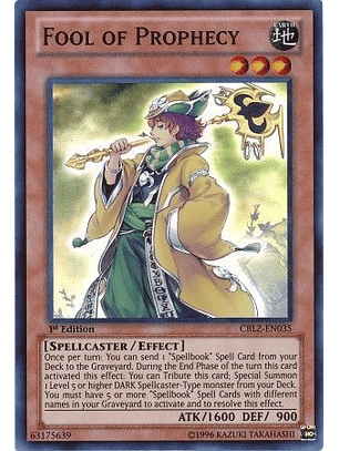 Fool of Prophecy - CBLZ-EN035 - Super Rare