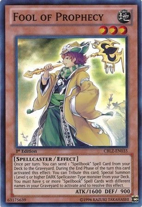 Fool of Prophecy - CBLZ-EN035 - Super Rare