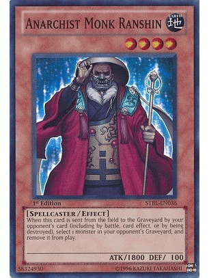 Anarchist Monk Ranshin - STBL-EN036 - Super Rare