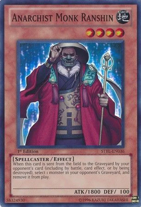 Anarchist Monk Ranshin - STBL-EN036 - Super Rare