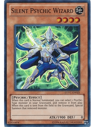 Silent Psychic Wizard - EXVC-EN025 - Super Rare