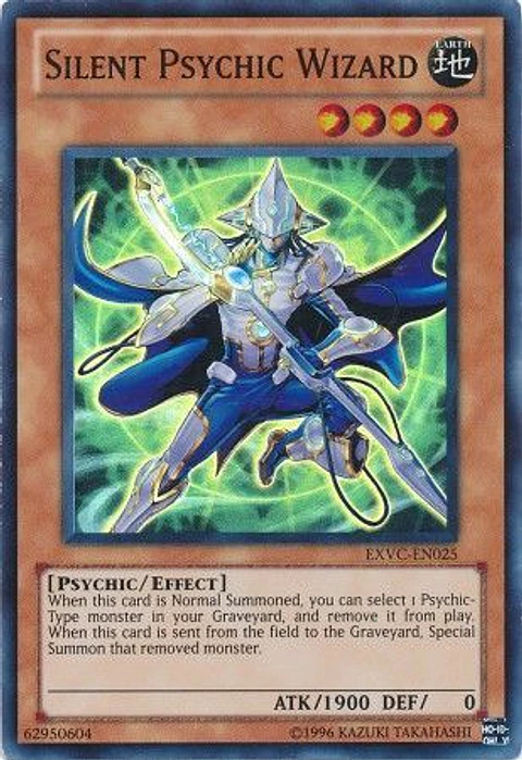 Silent Psychic Wizard - EXVC-EN025 - Super Rare