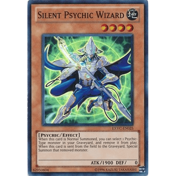 Silent Psychic Wizard - EXVC-EN025 - Super Rare
