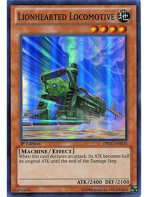 Lionhearted Locomotive - DRLG-EN036 - Super Rare