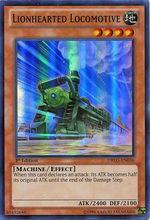 Lionhearted Locomotive - DRLG-EN036 - Super Rare
