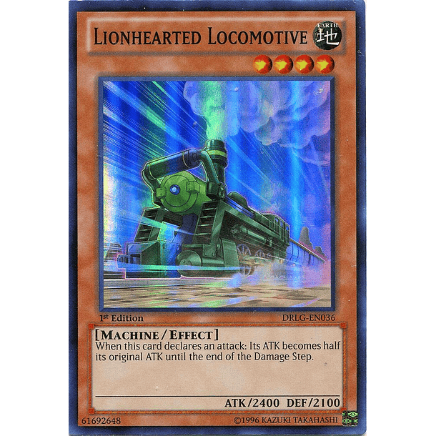 Lionhearted Locomotive - DRLG-EN036 - Super Rare