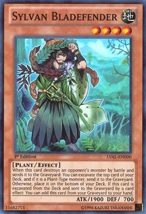 Sylvan Bladefender - LVAL-EN000 - Super Rare