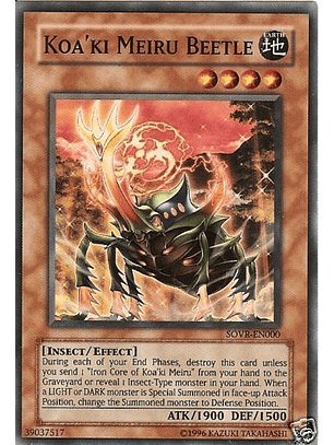 Koa'ki Meiru Beetle - SOVR-EN000 - Super Rare