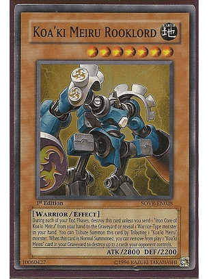 Koa'ki Meiru Rooklord - SOVR-EN028 - Super Rare