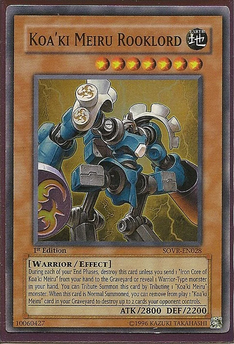 Koa'ki Meiru Rooklord - SOVR-EN028 - Super Rare