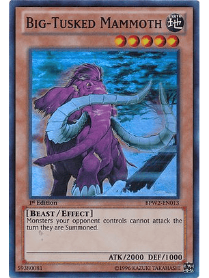 Big-Tusked Mammoth - BPW2-EN013 - Super Rare
