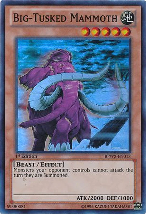 Big-Tusked Mammoth - BPW2-EN013 - Super Rare