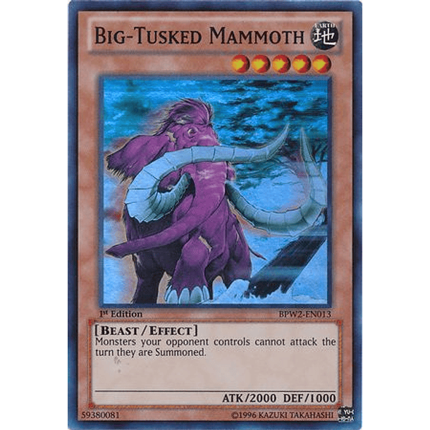 Big-Tusked Mammoth - BPW2-EN013 - Super Rare